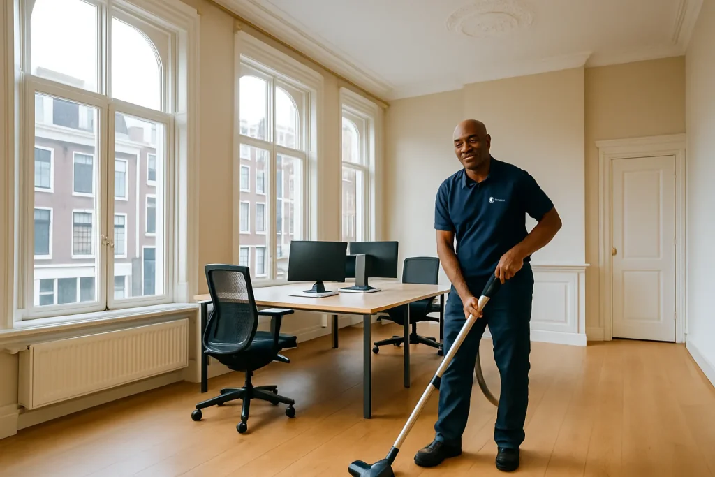 Kantoorschoonmaak met oog voor detail en continuïteit